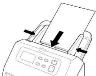 CANON imageFORMULA DRM260 - Chargez le document de manière à ce que le bord d'insertion corresponde à l'extrémité fermée de la pochette pour numérisation. - 1