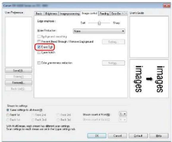 CANON imageFORMULA DRM260 - Si vous souhaitez supprimer les points et les défauts qui apparaissent dans les documents - 1