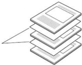 CANON imageFORMULA DRM260 - Placez les documents dans le scanner après avoir inséré la feuille de patchcode au-dessus de la page qui sépare les fichiers. - 1