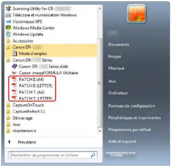 CANON imageFORMULA DRM260 - Imprimez le patchcode avec une imprimante. - 1
