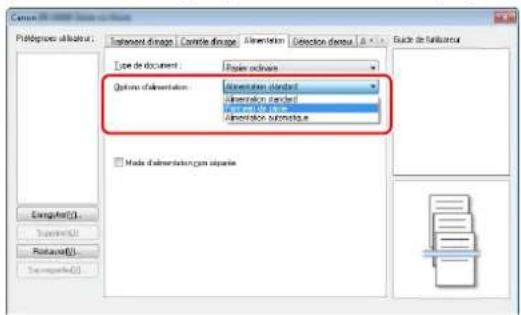 CANON imageFORMULA DRM260 - Si vous souhaitez utiliser la séparation de lots pour la numérisation - 1