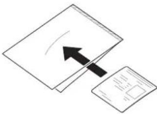 CANON imageFORMULA DRM260 - Insérez le document dans la pochette pour numérisation. - 1