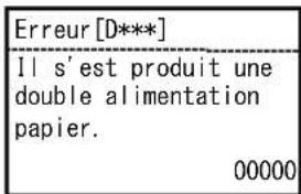 CANON imageFORMULA DRM260 - Que faire lorsqu'une double alimentation est détectée - 1