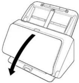 CANON imageFORMULA DRM260 - Ouverture et fermeture de la partie avant - 1