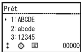 CANON imageFORMULA DRM260 - Exemples relatifs au panneau d'affichage - 2