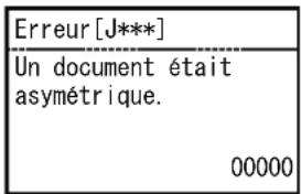 CANON imageFORMULA DRM260 - Lorsqu'un document incliné est détecté - 1