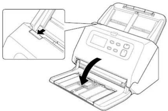 CANON imageFORMULA DRM260 - Ouverture et fermeture de la partie avant - 2