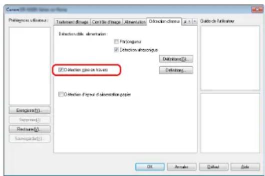 CANON imageFORMULA DRM260 - Procédure de paramétrage - 1
