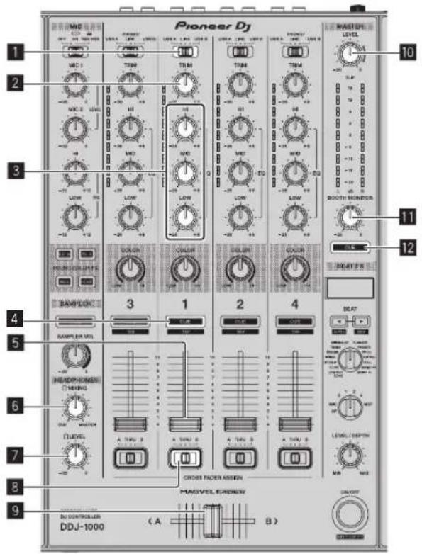PIONEER DDJ1000 - Reproduzir um ficheiro de música - 1