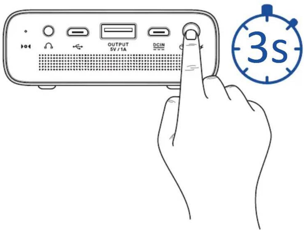 ASUS ZenBeam Go E1Z - Appuyez sur le bouton d'alimentation - 1