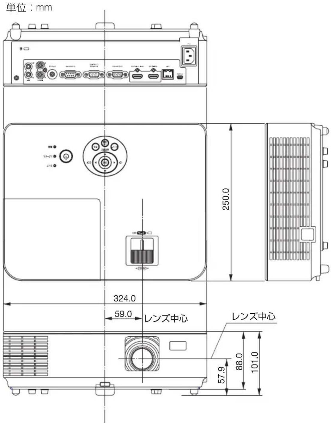 NEC V302HJD - 外觀圖 - 1