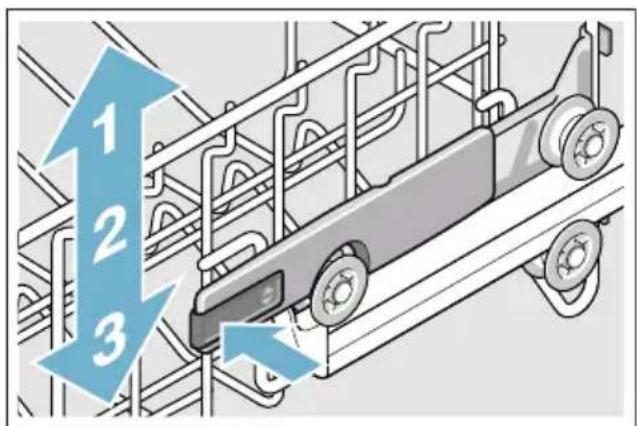 SIEMENS iQ300 SN336W00GH - Panier à vaisselle supérieur avec manettes laterales - 1