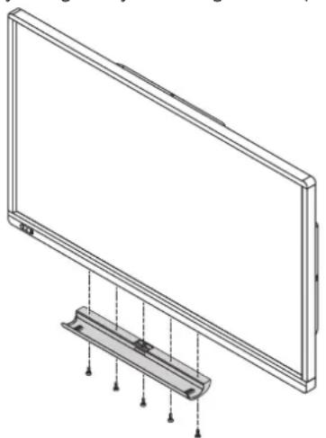 SHARP PN70TW3A - ■Attaching the Tray - 1