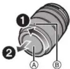 PANASONIC LUMIX G VARIO 45150mm OIS - Attaching the Lens - 1
