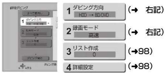 PANASONIC DMRUBZ2030 - 項目を選ご、[▶]を押す - 1