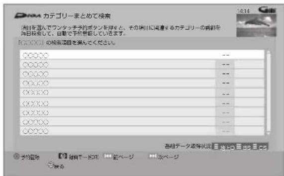 PANASONIC DMRUBZ2030 - 7項目を選、 0押寸 - 1