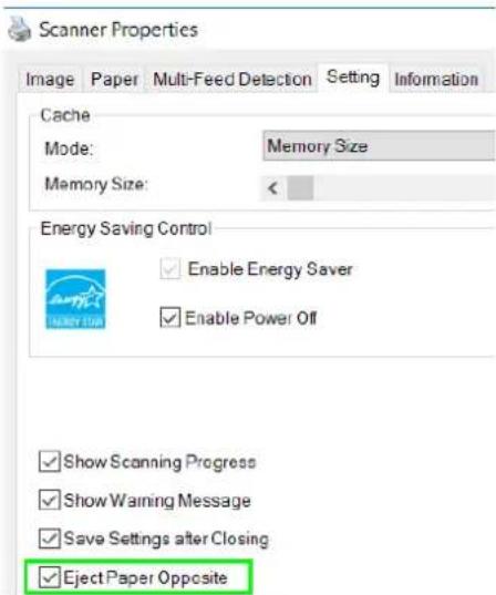 IRIS IRIScan Pro 5 File - Éjection des documents dans le bac opposé - 1