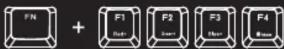 COOLER MASTER MasterKeys Pro M RGB - Utilisation de votre clavier Cooler MasterKeys Pro M Accès aux fonctions avancées - 2