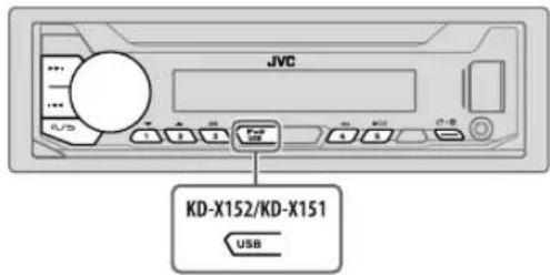 JVC KDX152 - Démarrez la lecture - 2