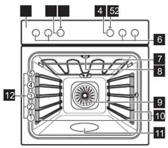 AEG EEB230010M - Laitteen osat - 1