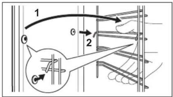 AEG EEB230010M - Entfernen: Einhängegitter - 2