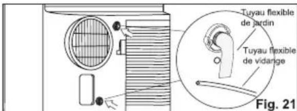 AEG AXP35U538CW - Instructions de vidange - 2