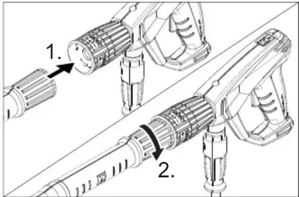 Kärcher HD 9204 MX Plus - Tartozék felszerelése - 1