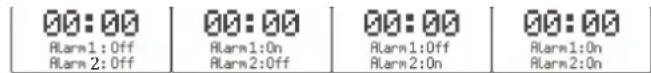 DUAL DAB CR 29 - Activation / déactivation du réveil - 1