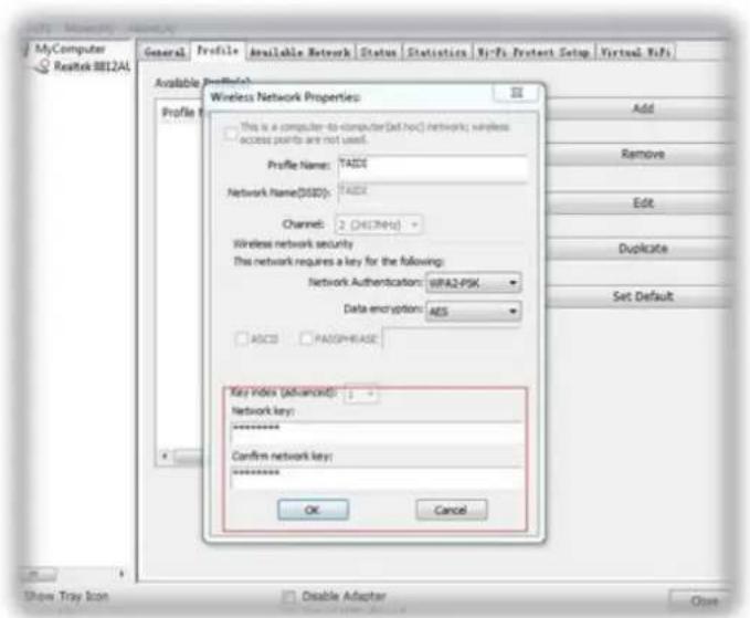 LEVELONE WUA1810E - Selezionare la password di accesso wireless per connettersi - 1