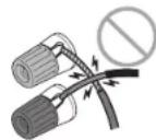 YAMAHA RXA3070 - Precautions for connecting speaker cables - 3