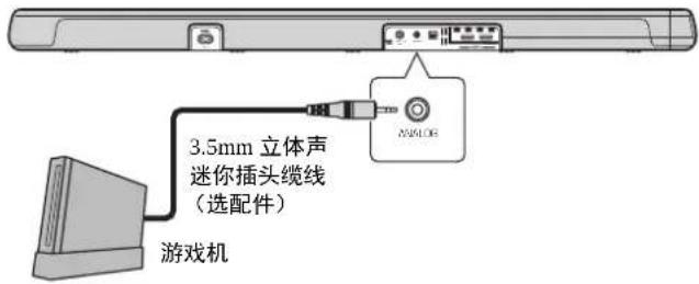 YAMAHA YAS107 - 2通过模拟插孔连接游戏机 - 1