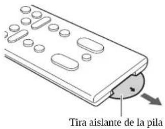 YAMAHA YAS107 - Preparación del mando a distancia - 1