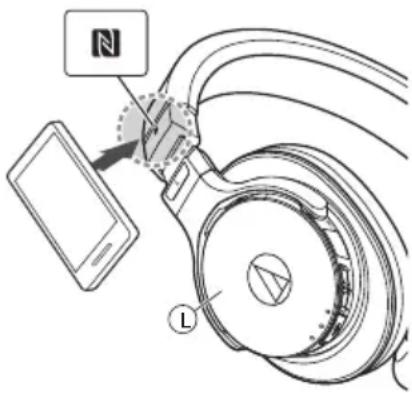 AUDIO TECHNICA ATHDSR7BT - Appairage d'un dispositif Bluetooth compatible NFC - 1