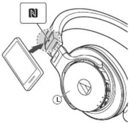 AUDIO TECHNICA ATHDSR7BT - NFC 호환 Bluetooth 장치와 페어링 - 1