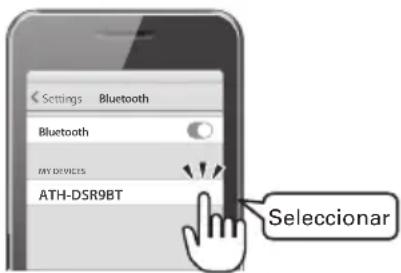 AUDIO TECHNICA ATHDSR9BT - Emparejar un dispositivo Bluetooth - 1