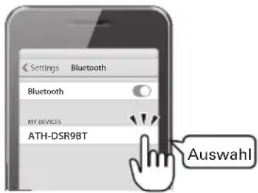 AUDIO TECHNICA ATHDSR9BT - Paaren von Bluetooth-Geräten - 1