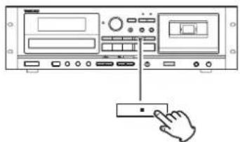 TASCAM CDA580 - Arrêt de la lecture - 1