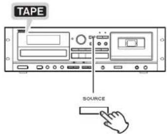TASCAM CDA580 - Escuchar una cinta de cassette - 1