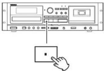 TASCAM CDA580 - Parar la reproducción - 1