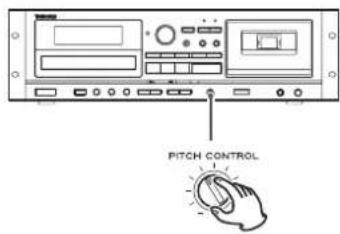TASCAM CDA580 - Control de velocidad (PITCH CONTROL) - 1