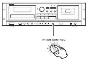TASCAM CDA580 - Commande de hauteur (Pitch control) - 1
