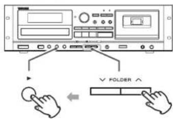 TASCAM CDA580 - Seleccionar una carpeta - 1