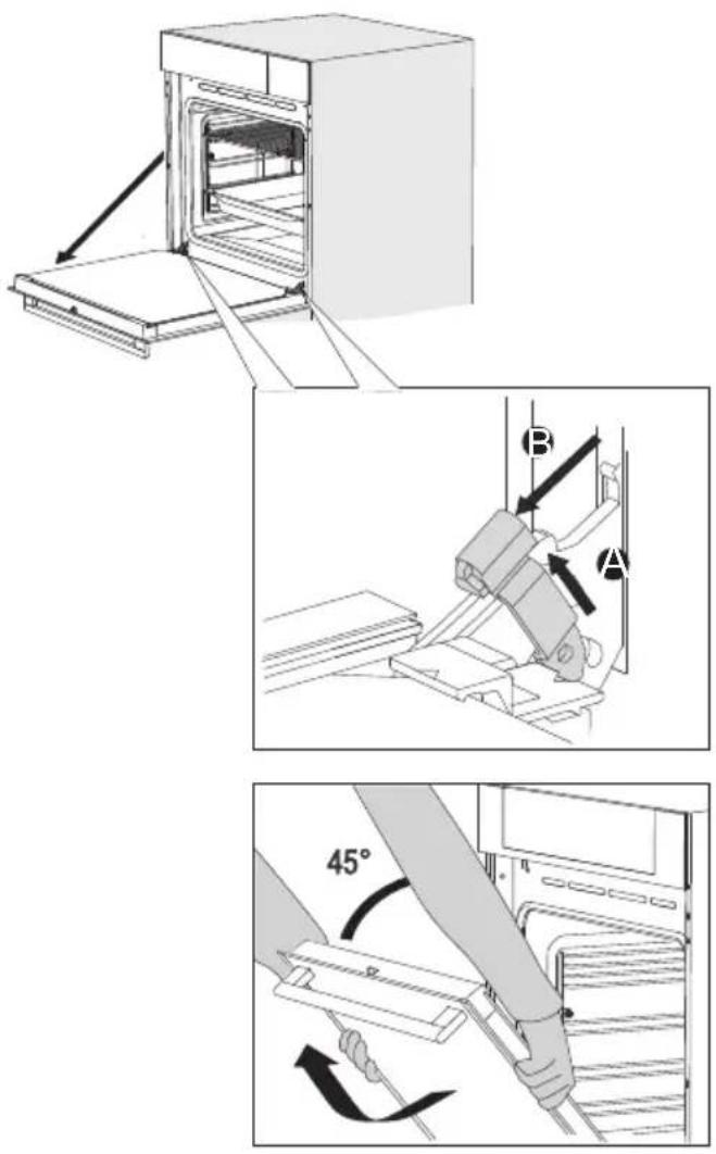 GORENJE BCS798S24X - DÉMONTAGE ET REMONTAGE DE LA PORTE DU FOUR - 1