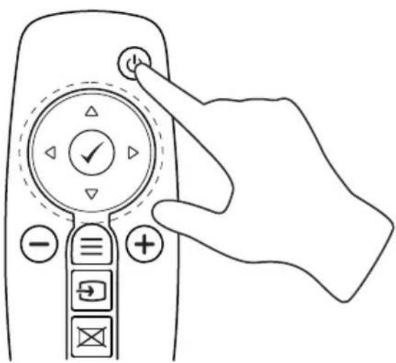 Promethean ActivConnect OPSG - Switching on using the remote - 4