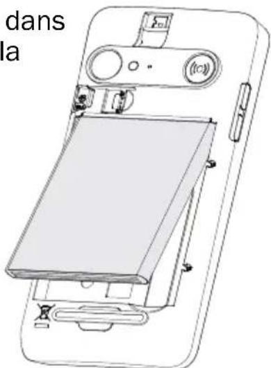 DORO 8035 - Insérer la batterie - 1
