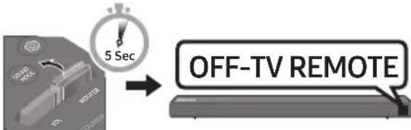 SAMSUNG HWN550 - Anpassen der Soundbar-Lautstärke mit einer TV-Fernbedienung - 2