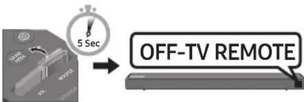 SAMSUNG HWN550 - Reglarea volumului unității Soundbar cu telecomâtelevizorului - 2
