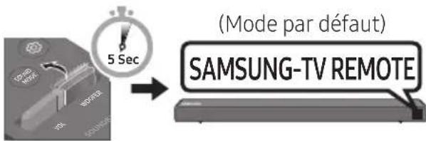 SAMSUNG HWN550 - Réglage du volume de la Soundbar avec une télécommande de téléviseur - 4