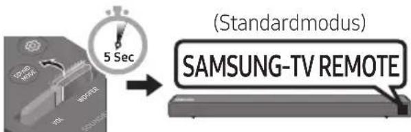 SAMSUNG HWN550 - Anpassen der Soundbar-Lautstärke mit einer TV-Fernbedienung - 4