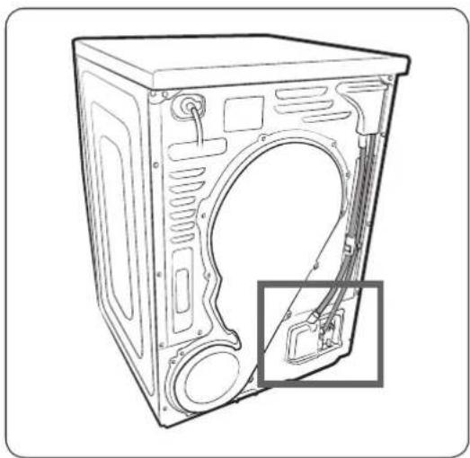 SAMSUNG DV90M8204AWET - Afvoerslang (indien nodig) - 1